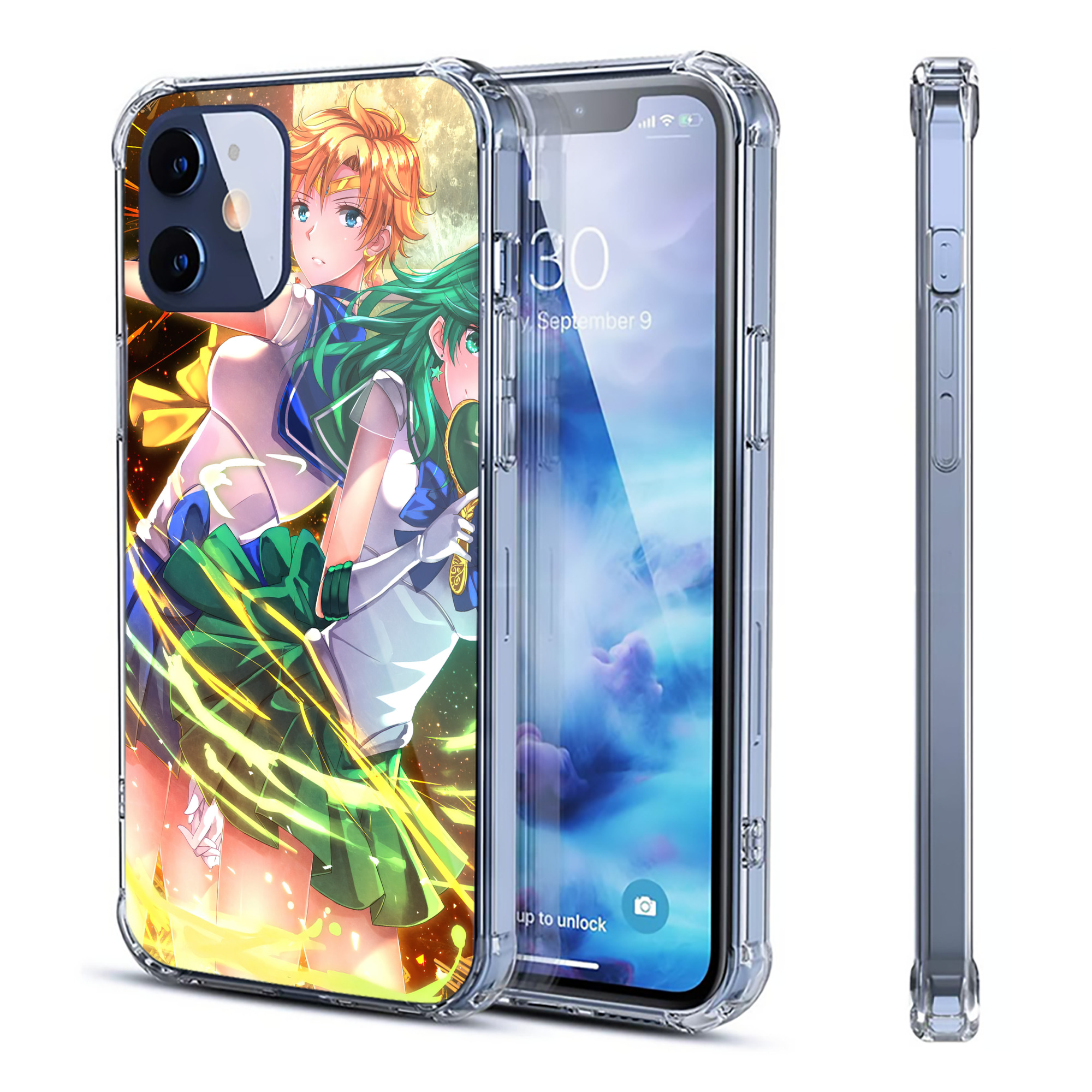 （画像用） 美少女戦士セーラームーン Sailor Moon 【iPhone 12シリーズ対応】透明スマホケース（クリアソフトケース）